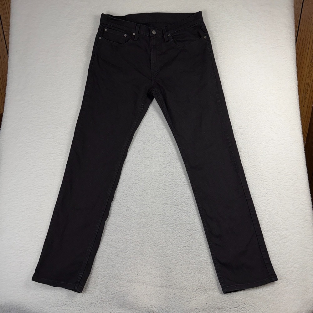 Levi’s 559 Relaxed Straight Jeans 34x34 (34.5x32.5) Black Wash Denim Men Stretch